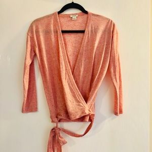 Jcrew wrap shirt